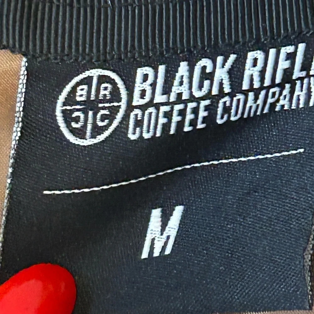 Black Rifle Coffee Company Quilted Jacket hooded men’s size medium - Picture 3 of 4